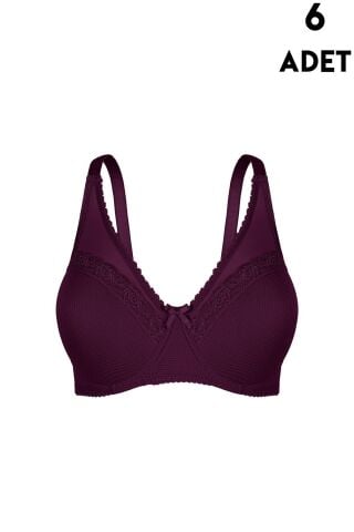 Aysemin 5085 C Cup Balenli Desteksiz Bayan Sütyen 6'lı