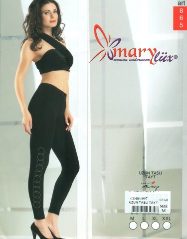Mary Lüx Bayan Uzun Taşlı Tayt