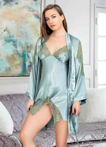 Miss Laris 5037 Bayan İkili Saten Takım