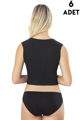 Kota 6806 Kare Yaka Penye Kaşkorse Bayan Pedli Crop 6'lı