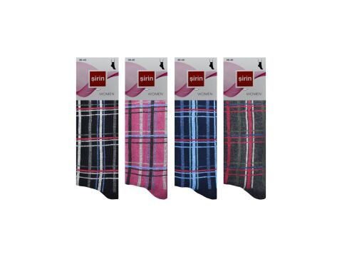 Şirin 4000-131 Bayan Penye Çorap 12'li