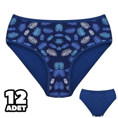 Dondeza 301-144 Desenli Bayan Bato 12'li