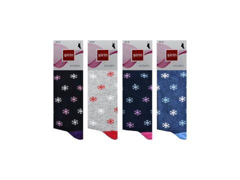 Şirin 4000-127 Bayan Penye Çorap 12'li