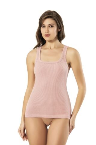 Kota 6476 Penye Kaşkorse Kare Yaka Bayan Atlet 6'lı