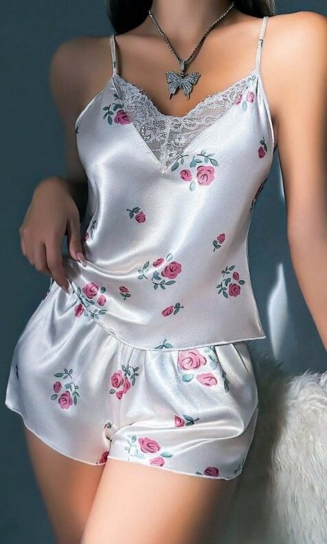 NIGHTLIGHT 3660 Saten Gecelik