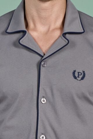 Pijadore 1937 (M-L-XL-XXL) Uzun Kollu Erkek Pijama Takım 4'lü