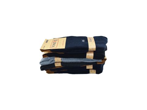 Vakre 9618-15 Erkek Penye Havlu Kışlık Çorap 12'li