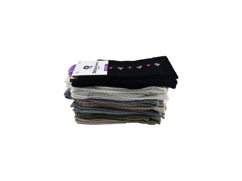 Rıdvan Özmen 8-10 Naturel Pamuk Bayan Soket Çorap 12'li