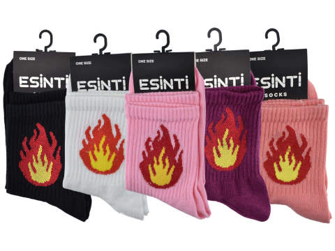 Esinti 11-55 Bayan Çemberli Kolej Çorap 12'li
