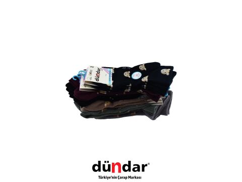 Dündar 4308-8 (36-40) Dikişsiz Yıkamalı Kokulu Bayan Penye Patik Çorap 12'li