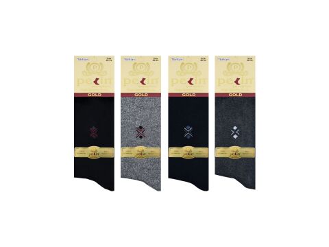 Pelin 1-20 Erkek Likralı Çorap 12'li