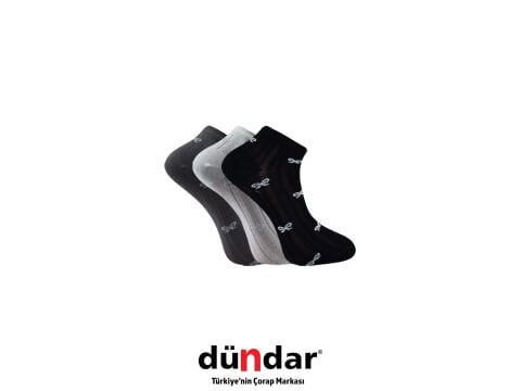 Dündar 4308-11 (36-40) Dikişsiz Yıkamalı Kokulu Bayan Penye Patik Çorap 12'li