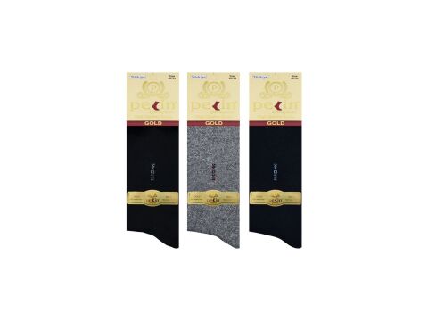 Pelin 1-21 Erkek Likralı Çorap 12'li