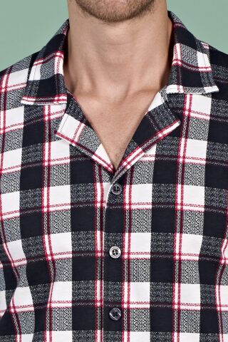 Pijadore 1962 (M-L-XL-XXL) Uzun Kollu Erkek Pijama Takım 4'lü