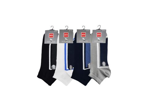 Şirin 7090-002 Ter Emici Dikişsiz Erkek Penye Patik 12'li