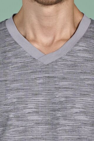 Pijadore 1932 (2XL-3XL-4XL-5XL) Battal Beden Uzun Kollu Erkek Pijama Takım 4'lü