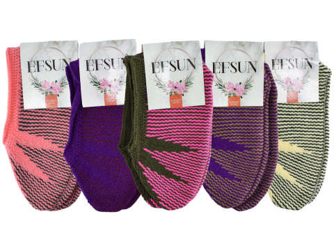 Efsun Örme Kışlık Bayan Patik 12'li