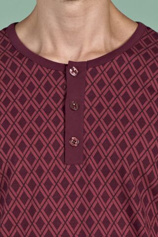 Pijadore 1968 (2XL-3XL-4XL-5XL) Battal Beden Uzun Kollu Erkek Pijama Takım 4'lü