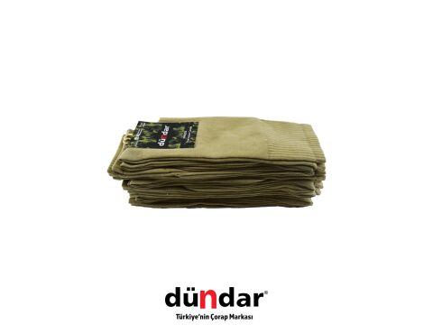 Dündar 9501 (40-44) Dikişsiz Asker Çorabı 12'li