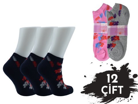 Yıldız 3867 Bayan Havlu Patik 12'li