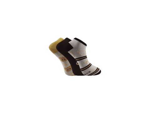 Esinti 33-6 (36-40) Naturel Pamuk Bayan Patik Çorap 12'li