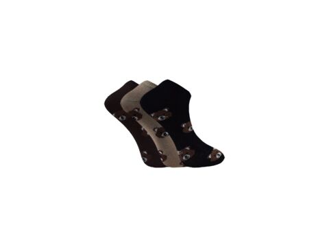 Esinti 33-3 (36-40) Naturel Pamuk Bayan Patik Çorap 12'li