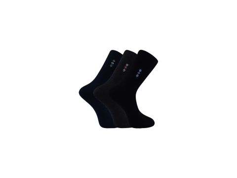 Şirin 7150-19 Dört Mevsim Ter Emici Erkek Penye Soket Çorap 12'li