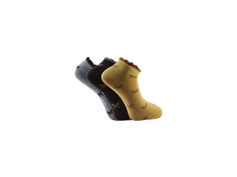 Esinti 33-2 (36-40) Naturel Pamuk Bayan Patik Çorap 12'li