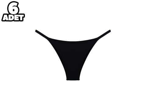 Cansoy 675-Siyah 2X Push Up Balenli Destekli Bayan Sütyen Takım 6'lı