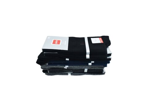 Şirin 7280-5 (40-44) Ter Emici Dikişsiz Erkek Soket Çorap 12'li