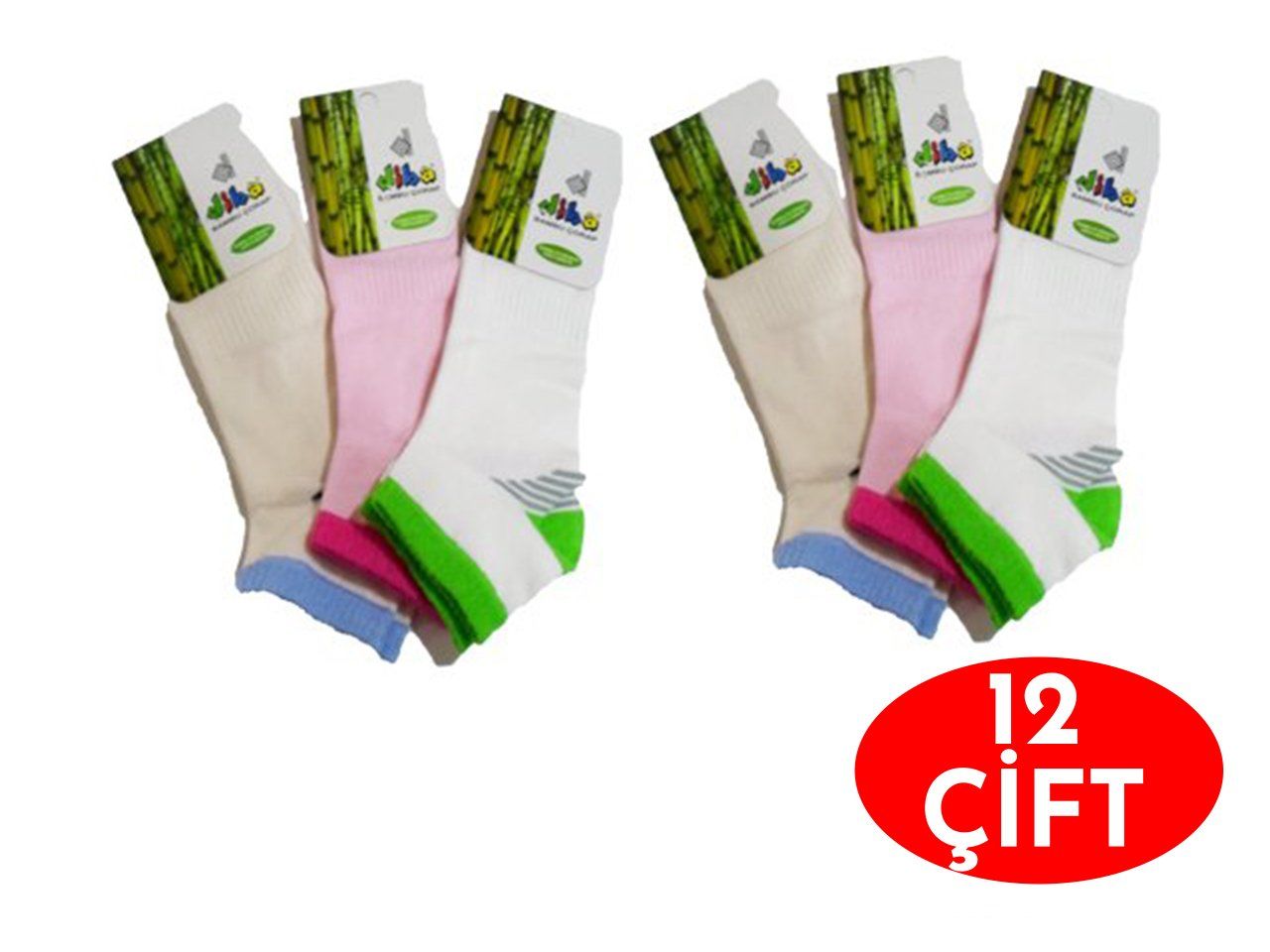 Diba 211 Bayan Bambu Patik 12'li