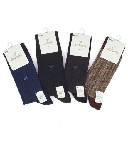 Mısırlı 1217 Bambu Dikişsiz Erkek Çorap 6'lı