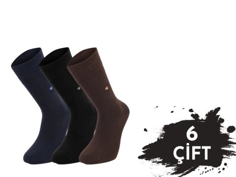 Mısırlı 1202 Modal Dikişsiz Erkek Çorap 6'lı