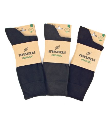 Mısırlı 1220 Organik Pamuk Erkek Çorap 6'lı