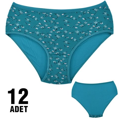 Dondeza 301-67 Desenli Bayan Bato 12'li