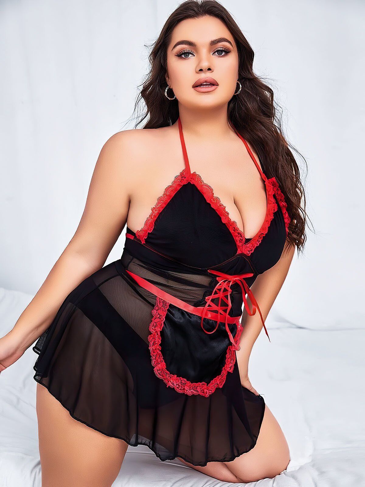 NIGHTLIGHT 3478 Battal Beden Erotik Gecelik