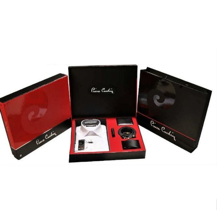 Pierre Cardin 03 Çeyizlik Gömlek Kemer Cüzdan Set