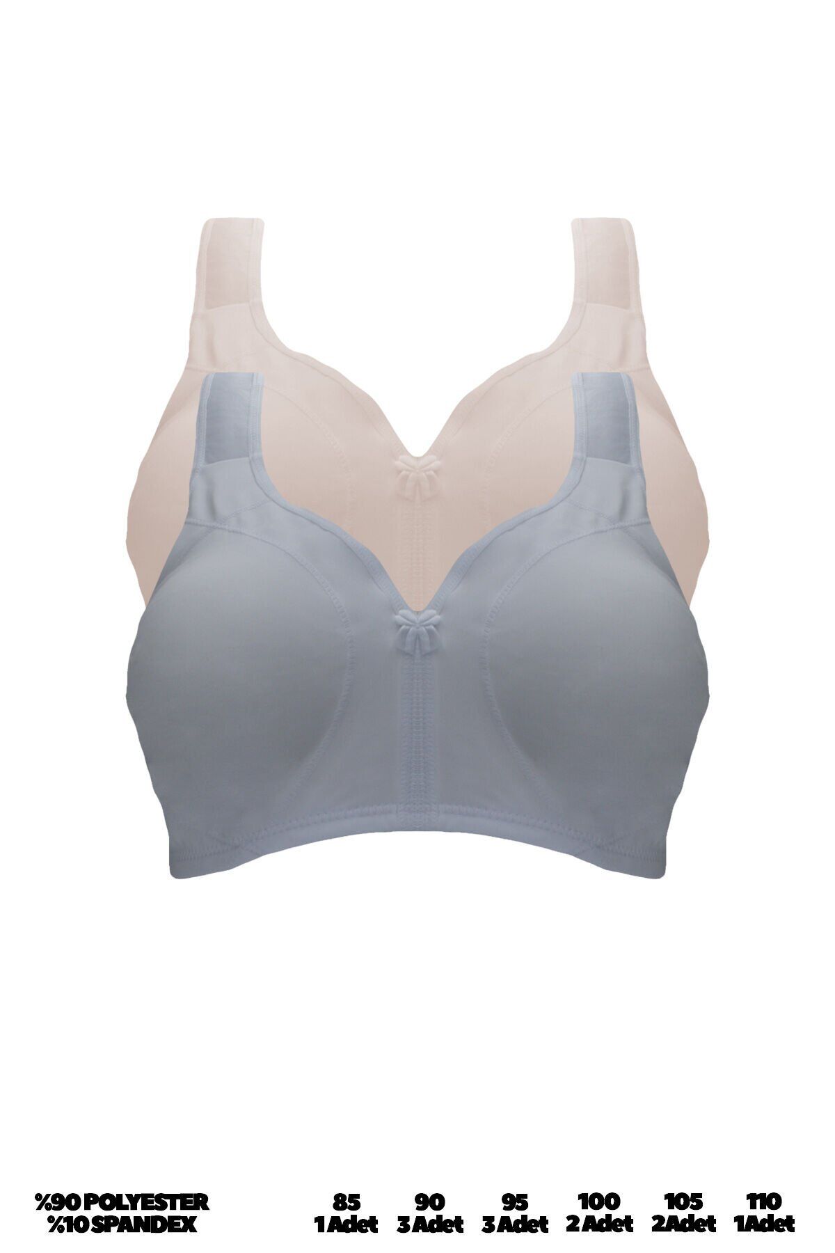 Acemoğlu K274 C Cup (85-90-95-100-105-110) Bayan Toparlayıcı Sütyen 12'li