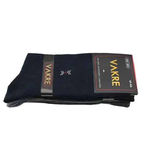 Vakre 9014-42 (41-44) Erkek Penye Likralı Çorap 12'li