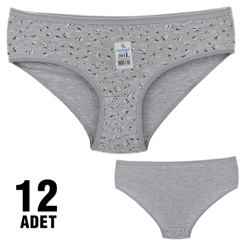 Dondeza 201-111 Desenli Bayan Ara Beden Külot 12'li