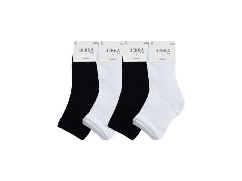 Berka Taban Altı Havlu Dikişsiz Bayan Spor Yarım Konç Patik Çorap 12'li