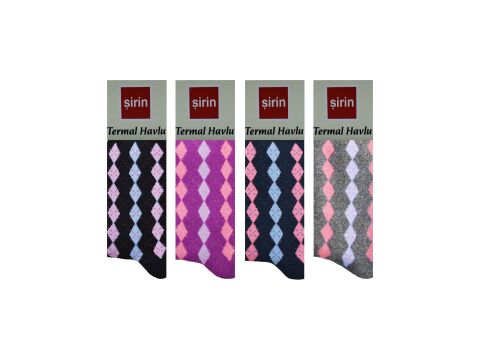 Şirin 5750-1 Bayan Termal Havlu Soket 12'li