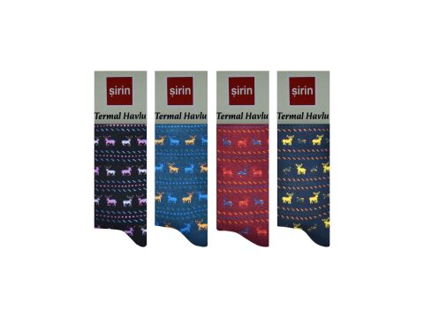 Şirin 5750-2 Bayan Termal Havlu Soket 12'li