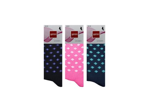 Şirin 4000-105 Bayan Penye Çorap 12'li