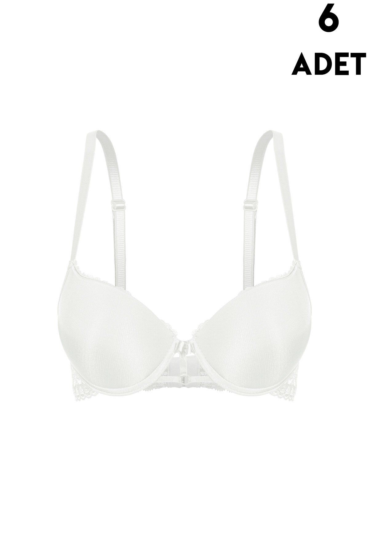 Aysemin 5091 B Cup Balenli Destekli Bayan Sütyen 6'lı