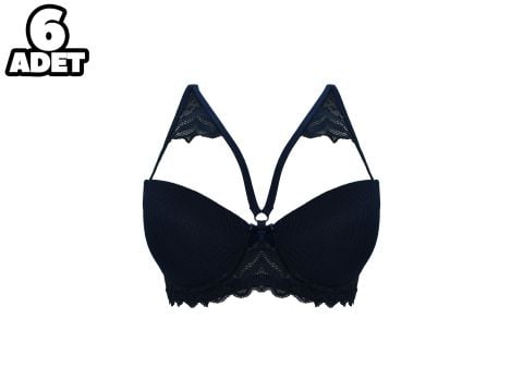 Aysemin 5040 B Cup Balenli Destekli Bayan Sütyen 6'lı