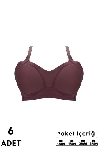 Liza 2430 Mikro Bayan Toparlayıcı Sütyen 6'lı