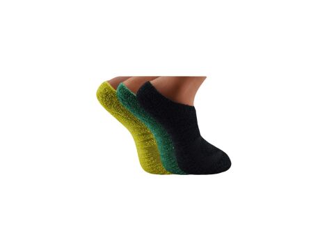 XGRİ POLO Ters Havlu Bayan Babet 12'li