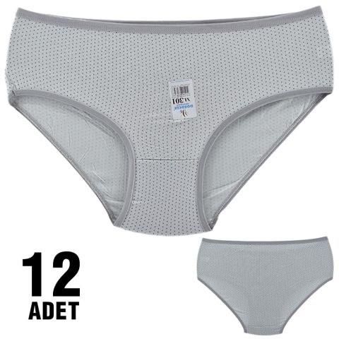 Dondeza 301-104 Desenli Bayan Bato 12'li
