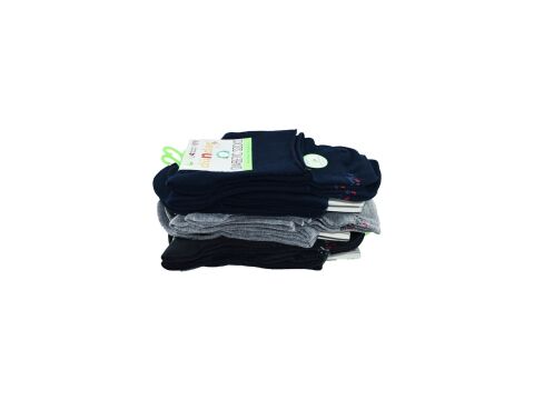 Dündar UNISEX Dikişsiz Yıkamalı Kokulu Bambu Diyabetik Konç Patik 12'li